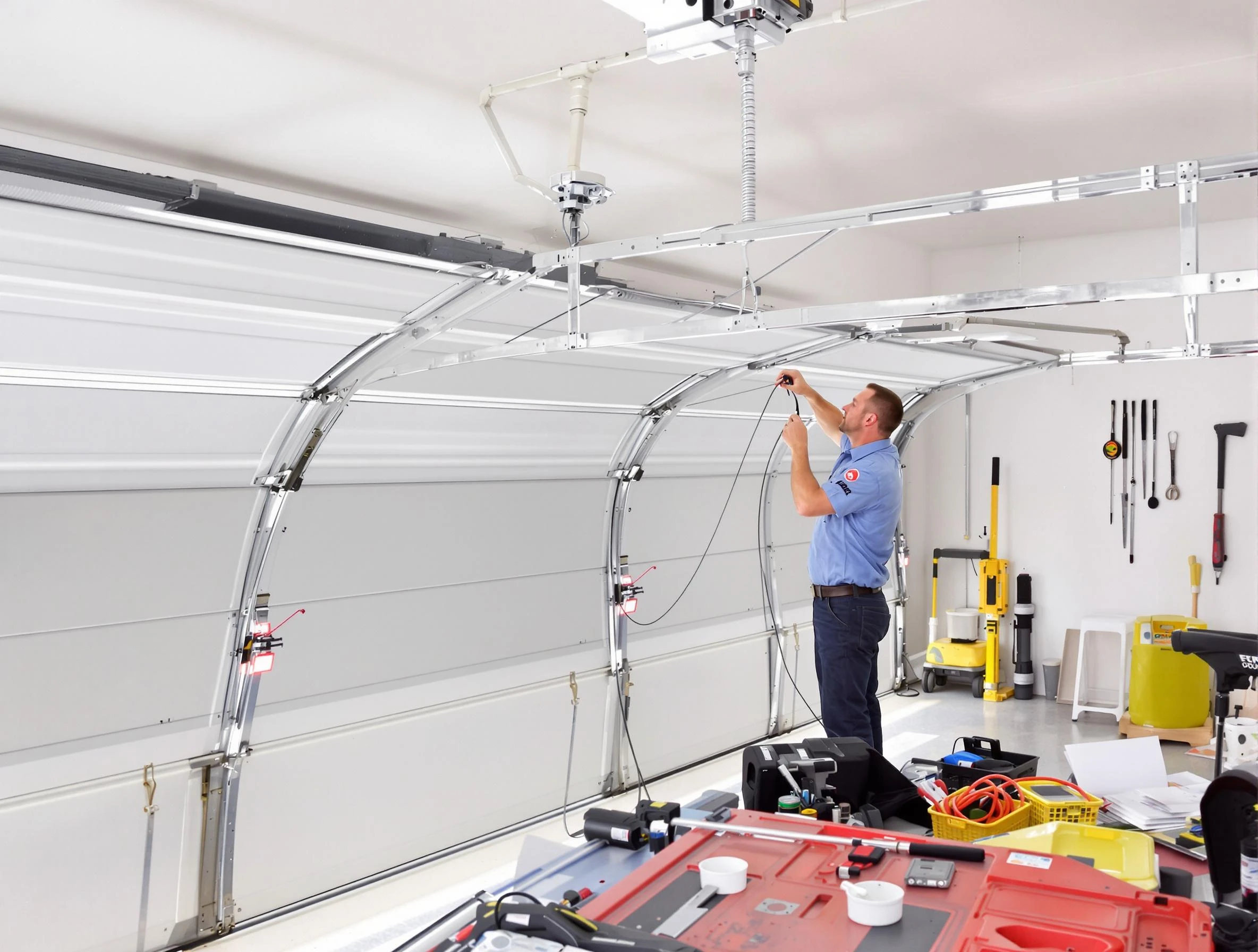 Garage door cable repair service by Coolidge Garage Door Repair in Coolidge
